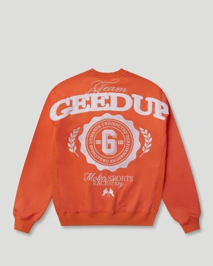 Geedup Team Geedup Crewneck Orange/White