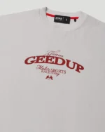 Team Geedup T-Shirt Ice Grey/Red