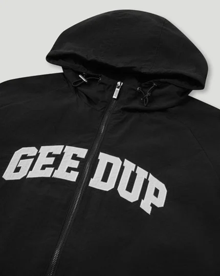 Geedup Team Logo Spray Jacket Black/White