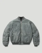 Geedup Team Logo/Handstyle Reversible Bomber Grey/Black