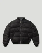 Geedup Team Logo/Handstyle Reversible Bomber Grey/Black