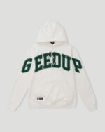 Geedup Team Logo White/Green Hoodie
