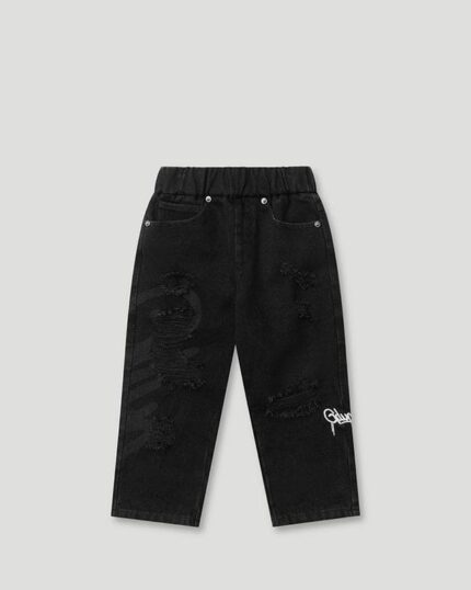 Lil Don’s Distressed Denim Black