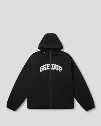 Geedup Team Logo Spray Jacket Black/White