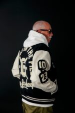 Geedup 13YR PFK Varsity Jacket Black/Cream